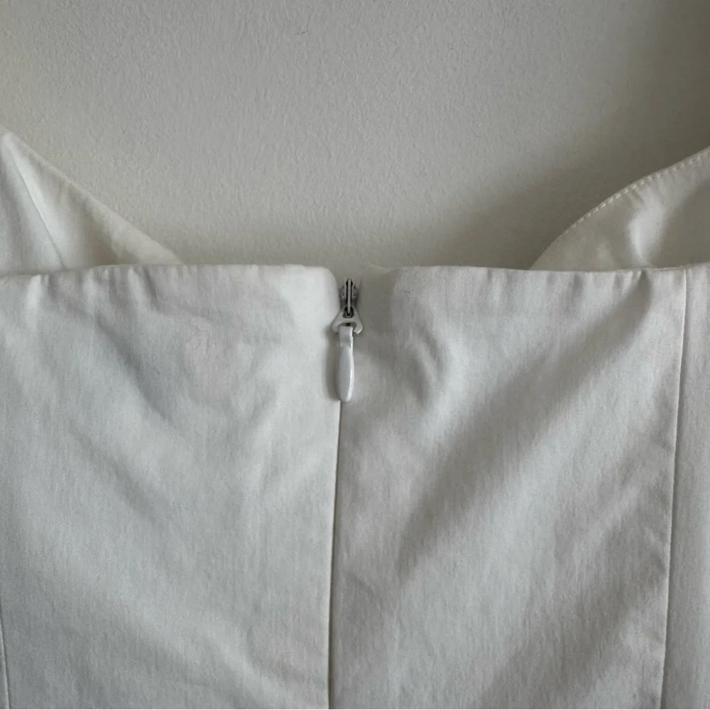 House of CB | Elsie White Puff Sleeve Corset Mini Dress ~ Medium - Picture 11 of 11